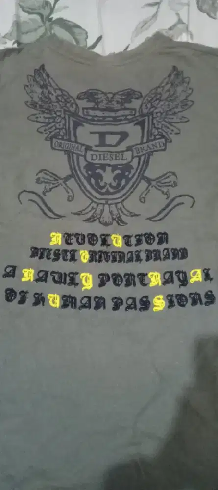 Kaos diesel original pria siap pakai nego cod rungkut gan