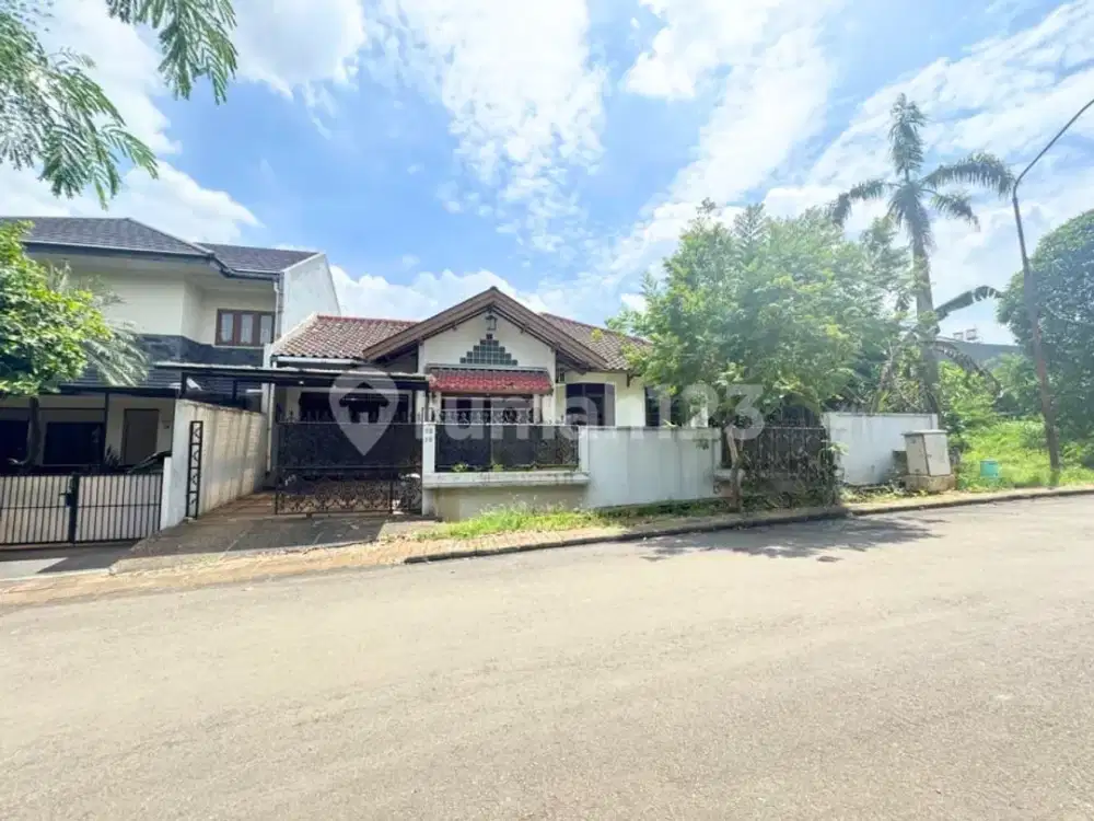 Disewakan Rumah 1 Lantai Layout Luas Dalam Komplek Elit di Cinere