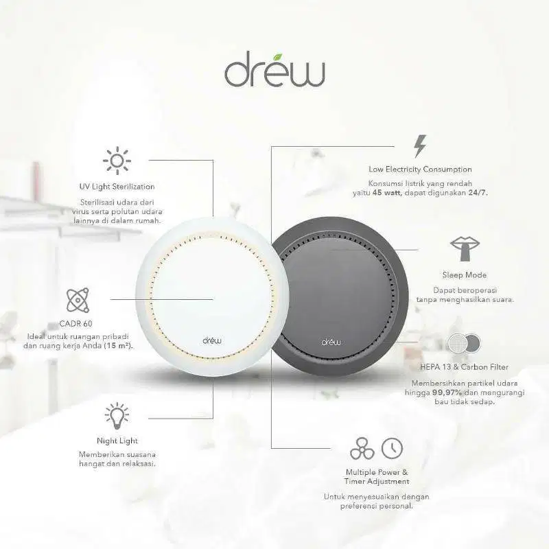 DREW PURE 1 AIR PURIFIER