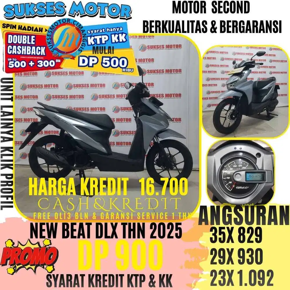 NEW BEAT DELUXE TAHUN 2025 CASHBACK UPTO 300 RIBUAN BERGARANSI
