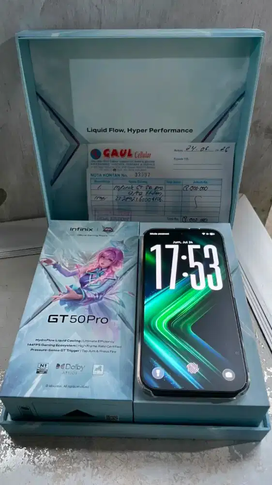 Infinix gt 50pro 12/512gb
