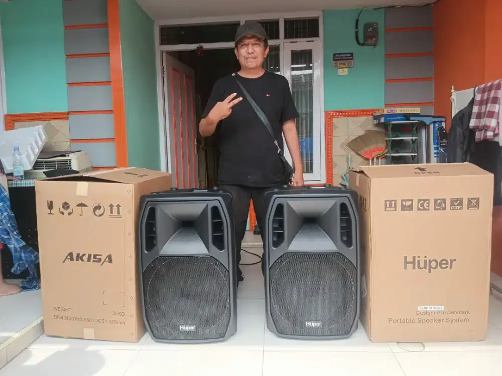 Huper ak15a 500 watt baru garansi resmi 1 th