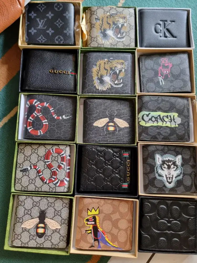 Dompet import brand gucci coach LV Ck