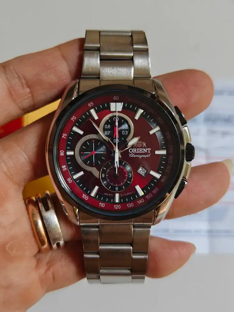 Orient FTT13001H Chronograph original bekas bagus normal semua