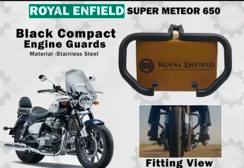 WTS Original Engine guard & Sump guard Supermeteor 650 / Shotgun 650