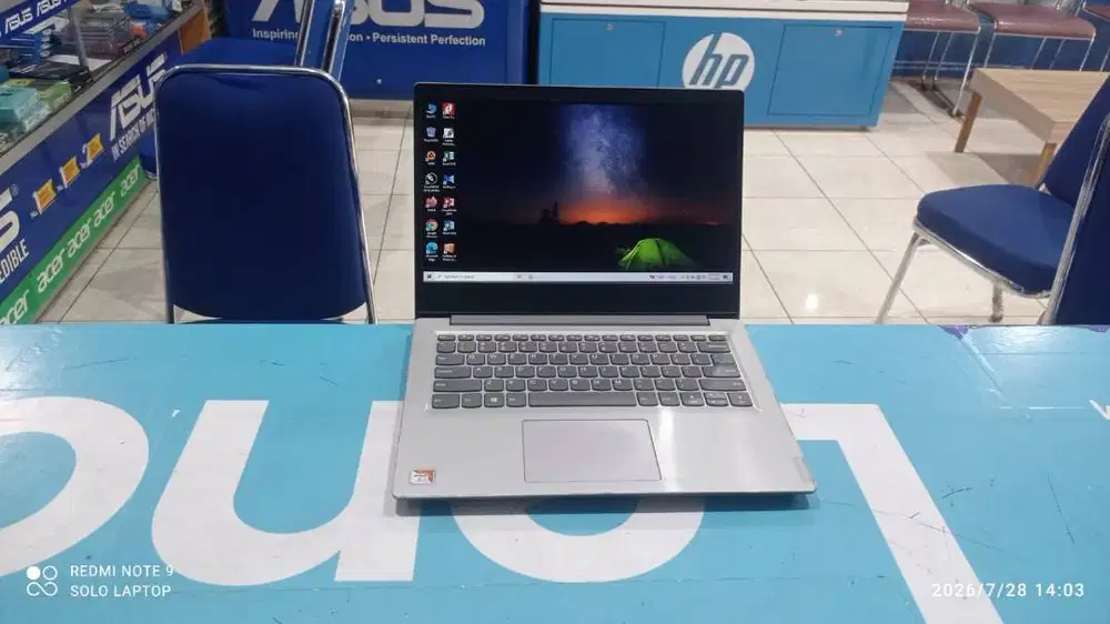 LENOVO IP SLIM 3 RAM 4GB SSD 256GB SLIM/TIPIS KINERJA CEPAT MURAHH