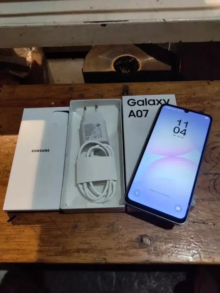Samsung a07 4/128 Fullset ori no minus