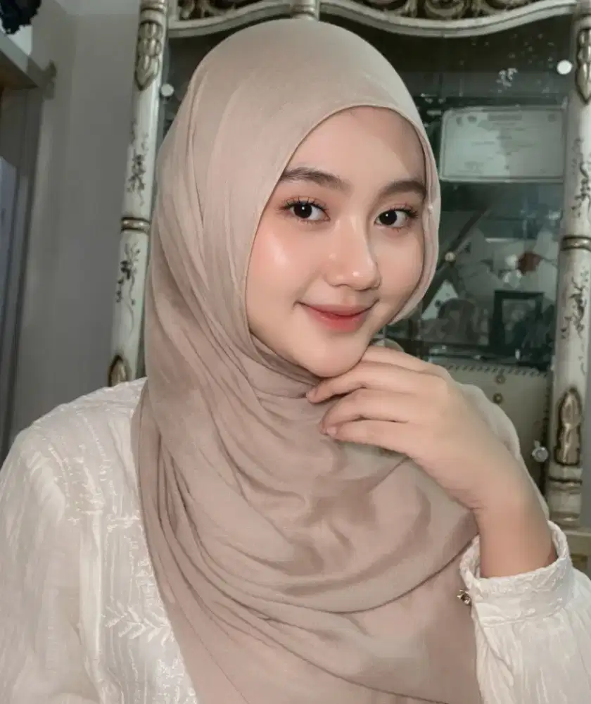 HIJAB PASHMINA PISCOSE BAMBOO PREMIUM MELEYOT.ANTI GERAH.NYAMAN