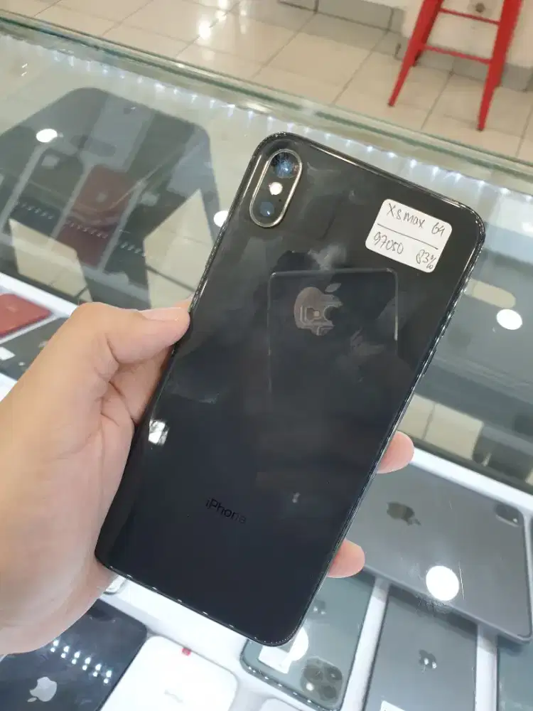 Iphone XS Max 64gb bh 83% black