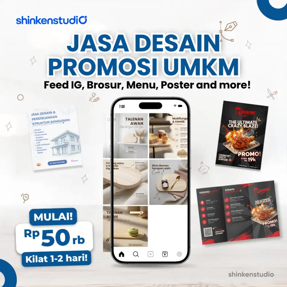 Desain Promosi UMKM | Feed IG | Print Design