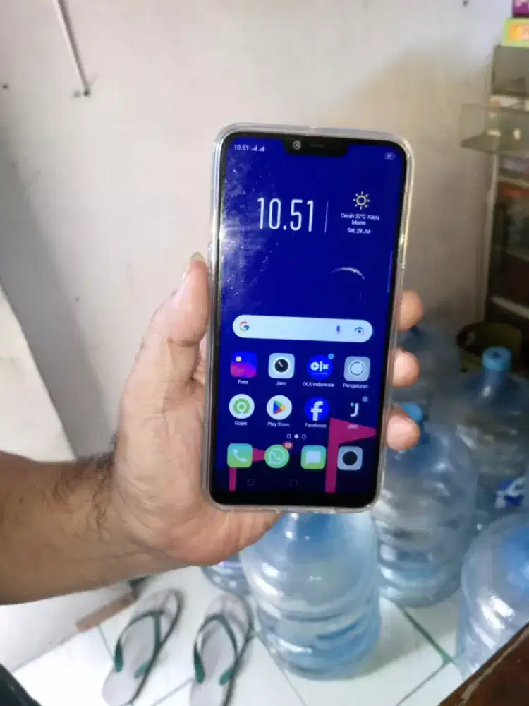 Jual hp oppo A3s ram6/128gb