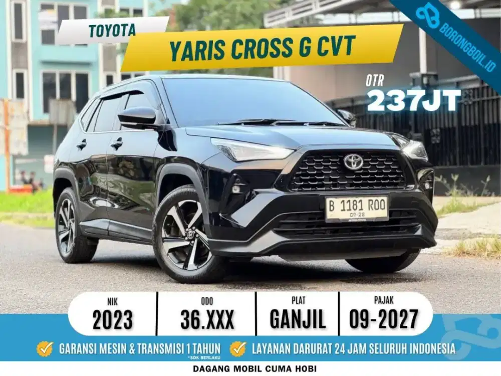 Yaris Cross G CVT Bensin 2023 Attitude Black Mica