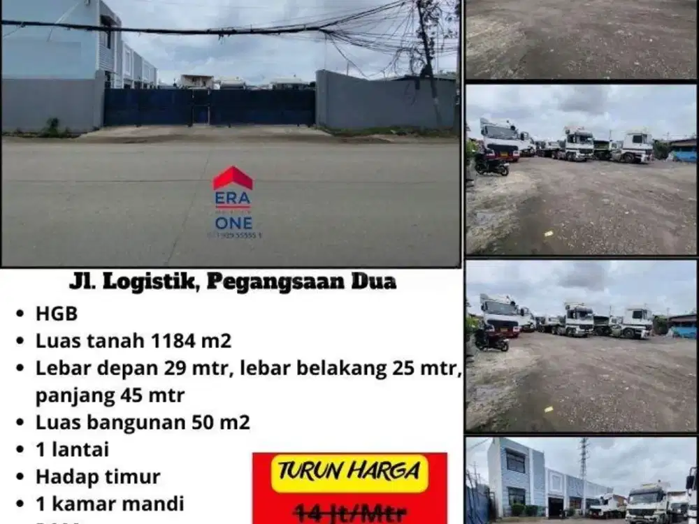 Kav Gudang Pegangsaan Dua Akses Kontainer