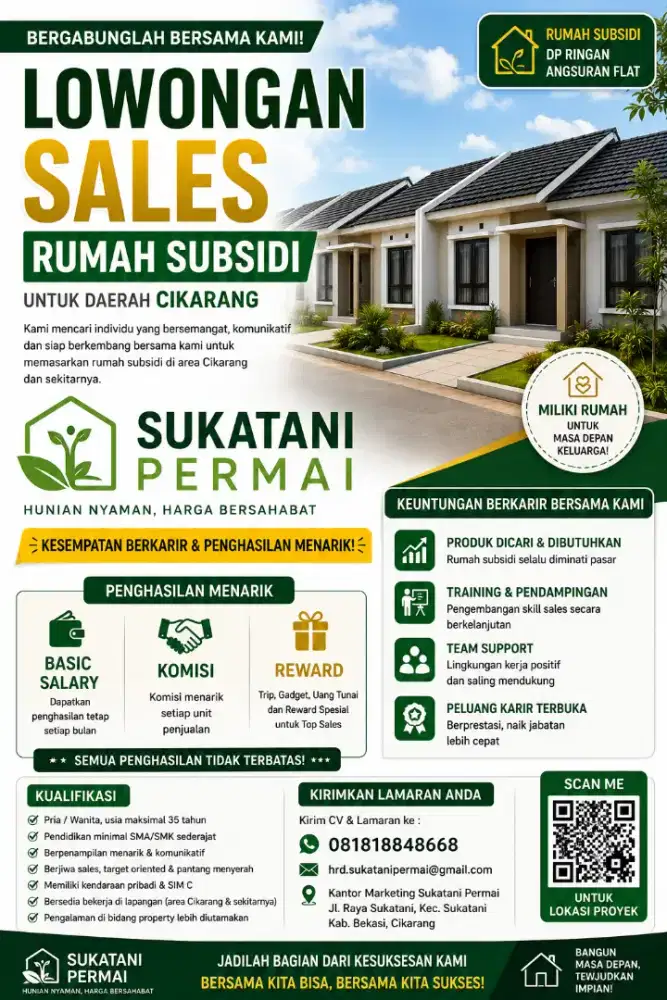 Lowongan sales inhouse