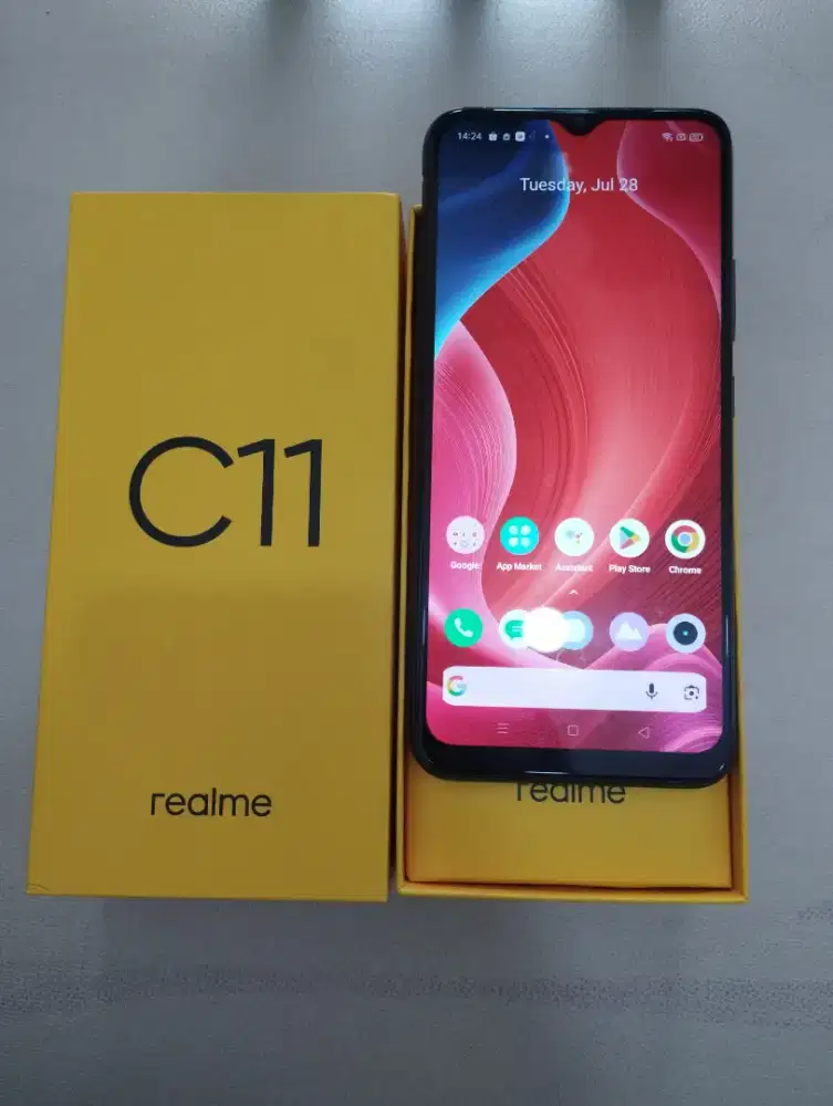 Realme C11-4G.Ori.Ram 2/32GB.GOLDEN PONSEL