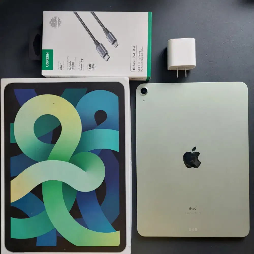 IPAD AIR 4 GREEN 64GB WIFI ONLY EX GARANSI INTER