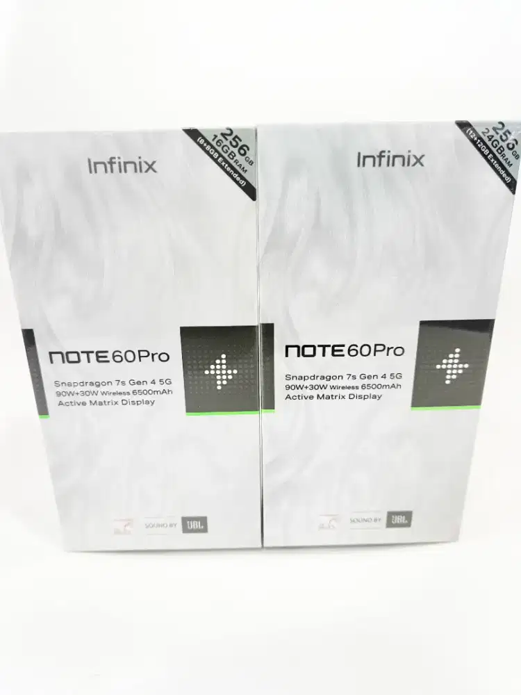 INFINIX NOTE 60 PRO 8+8/256GB DAN 12+12/256 GB GARANSI FRESH RESMI