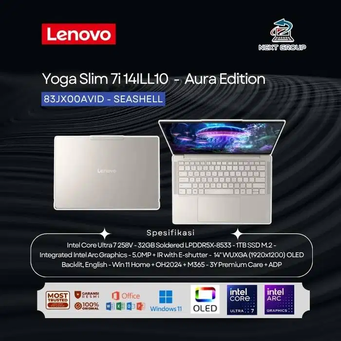 Lenovo Yoga Slim 7 14ILL10 - 83JX00AVID /Intel Core Ultra 7-258V/32GB