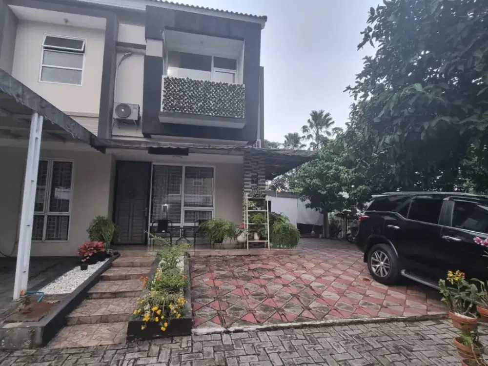 Rumah Semi Furnished SHM Lebar 14 HOOK Cluster Azalea Gading Serpong