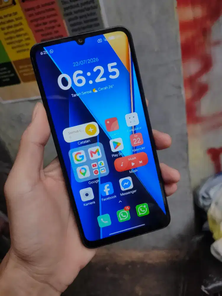 Poco C65 6/128gb NFC Asli Ori resmi