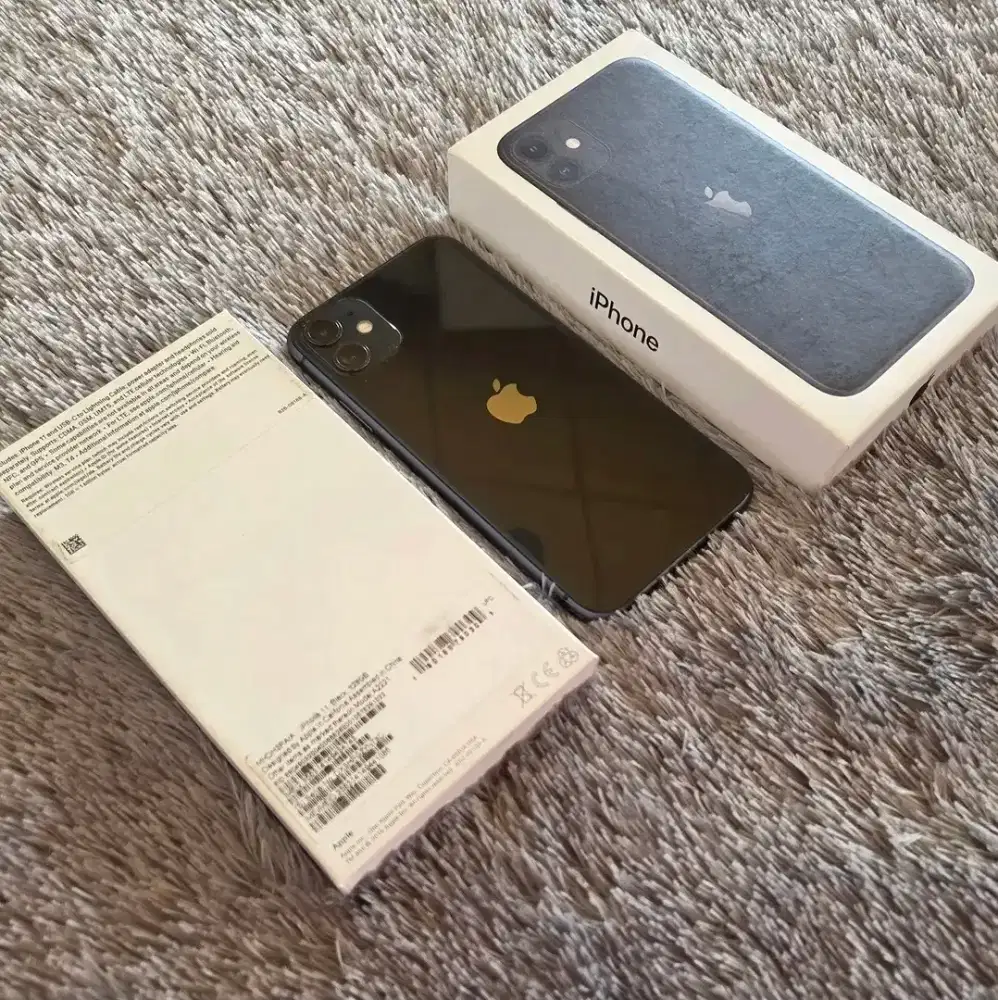 Iphone 11 128gb Black mulus garansi IBOX