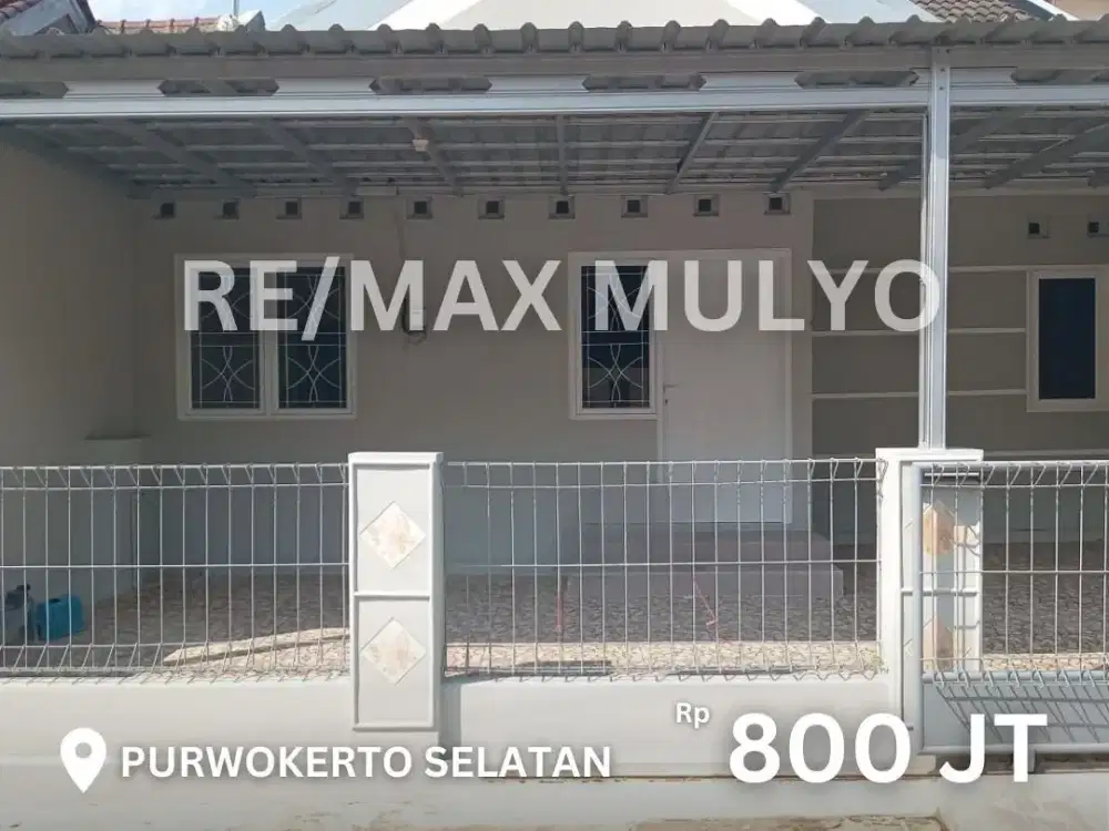 Dijual Rumah Minimalis Siap Huni, Teras Full Kanopi Lokasi Purwokerto Selatan