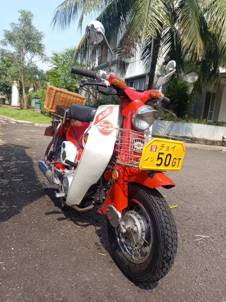 Honda mini super cup c70 custom istimewa