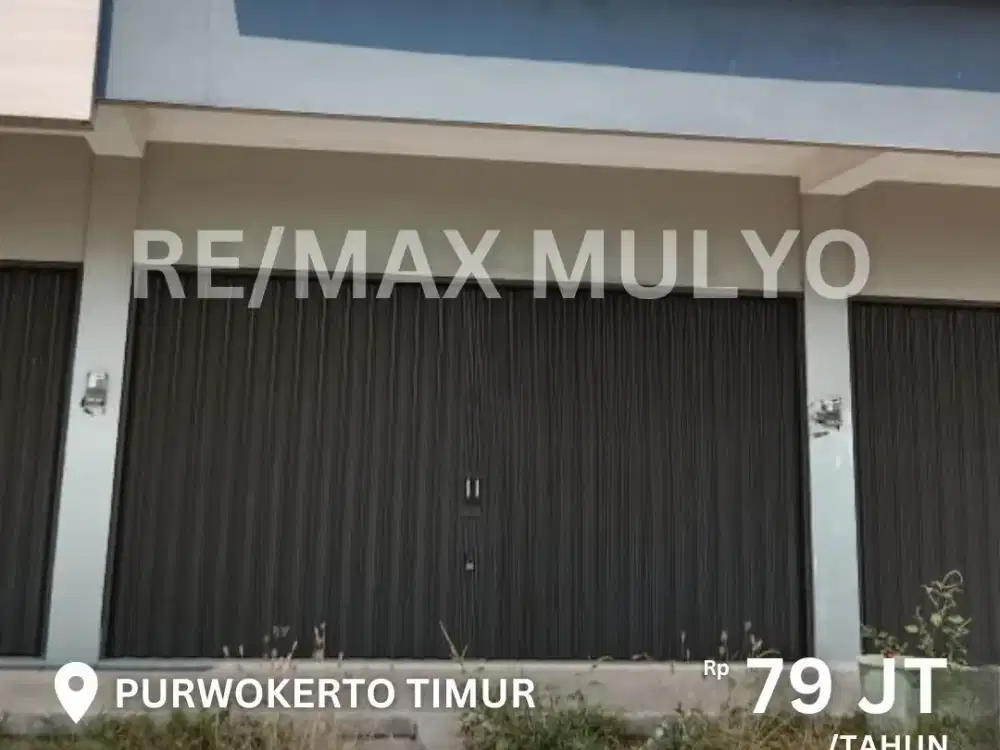 Ruko 2 Lantai Disewakan Lokasi Strategis Komplek Pertokoan Kota Purwokerto