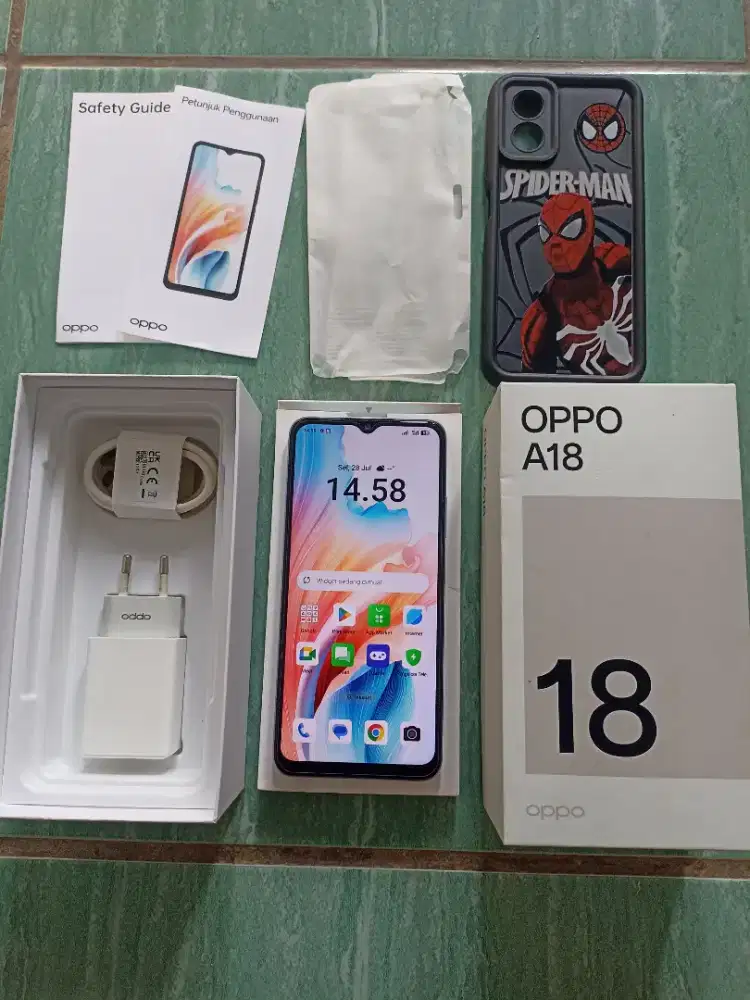Hp Oppo A18 Ram 4+4/128GB Fullset