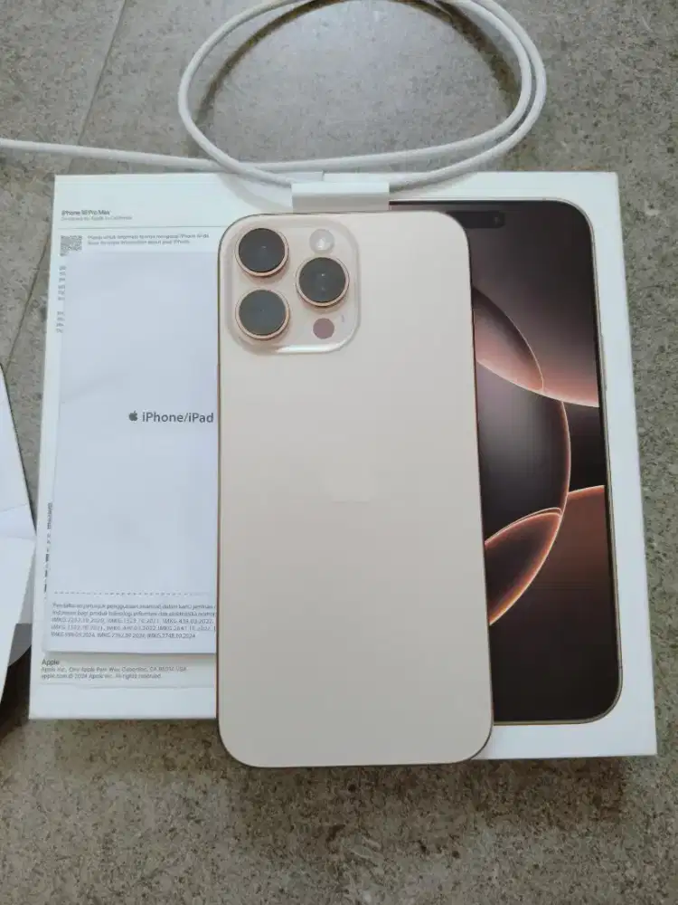 Iphone 16 promax 256 ex ibox bh 94%