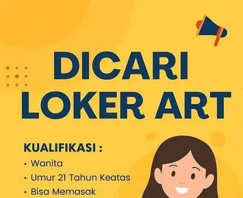 Dibutuhkan ART Pulang Harian