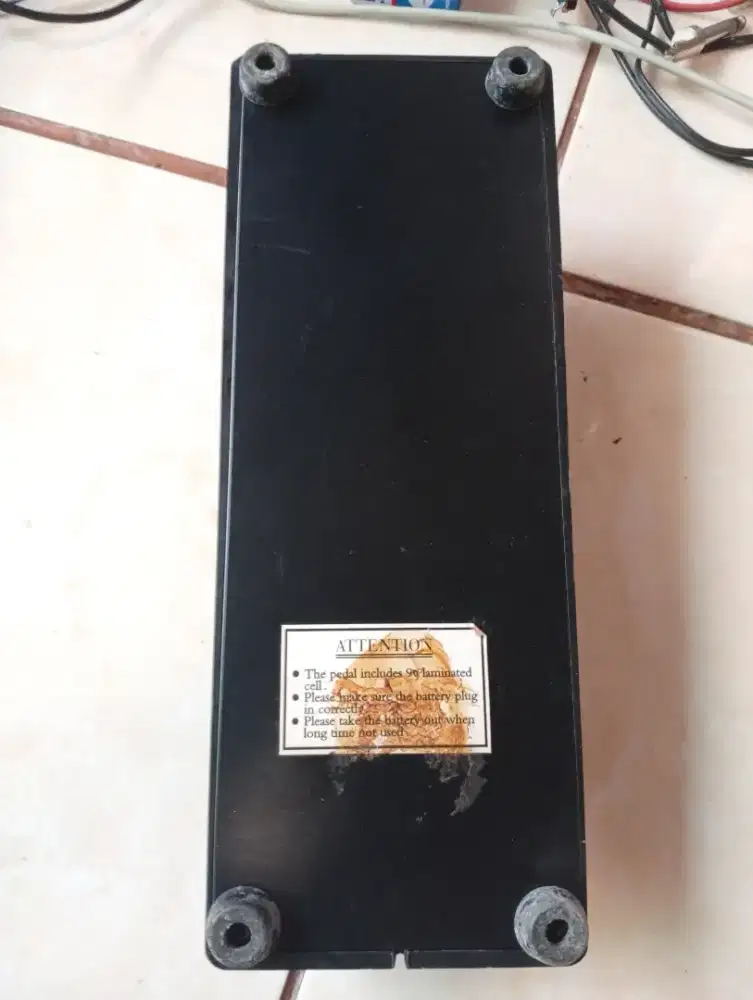 Efek wah pedal normal