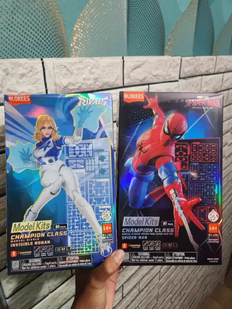 Blokees Spiderman BND & Invisible Woman F4