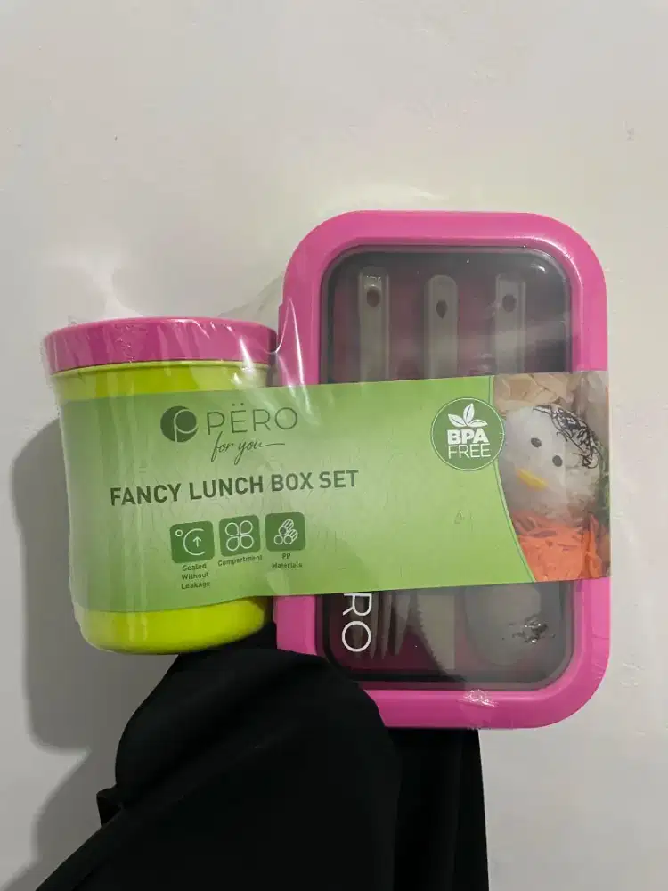 Kotak Makan - Pero Fancy Lunch Box 2 in 1 + Soup Container