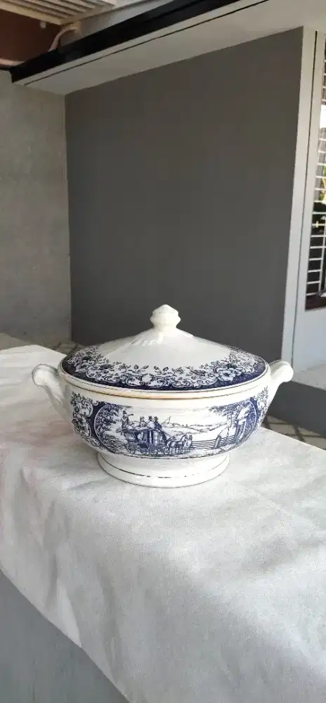 (Harga Net)Mangkok Sayur Keramik NORITOKI Made In Japan Thn 1925