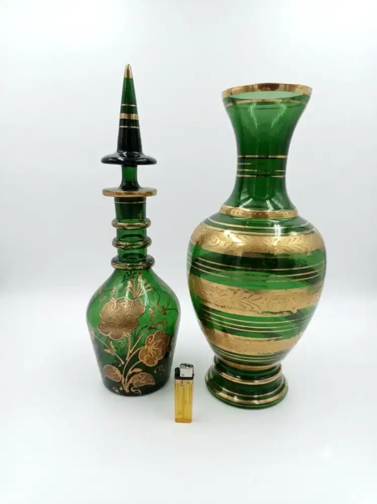 Vas Vecchia Murano Italy gold plated handmade