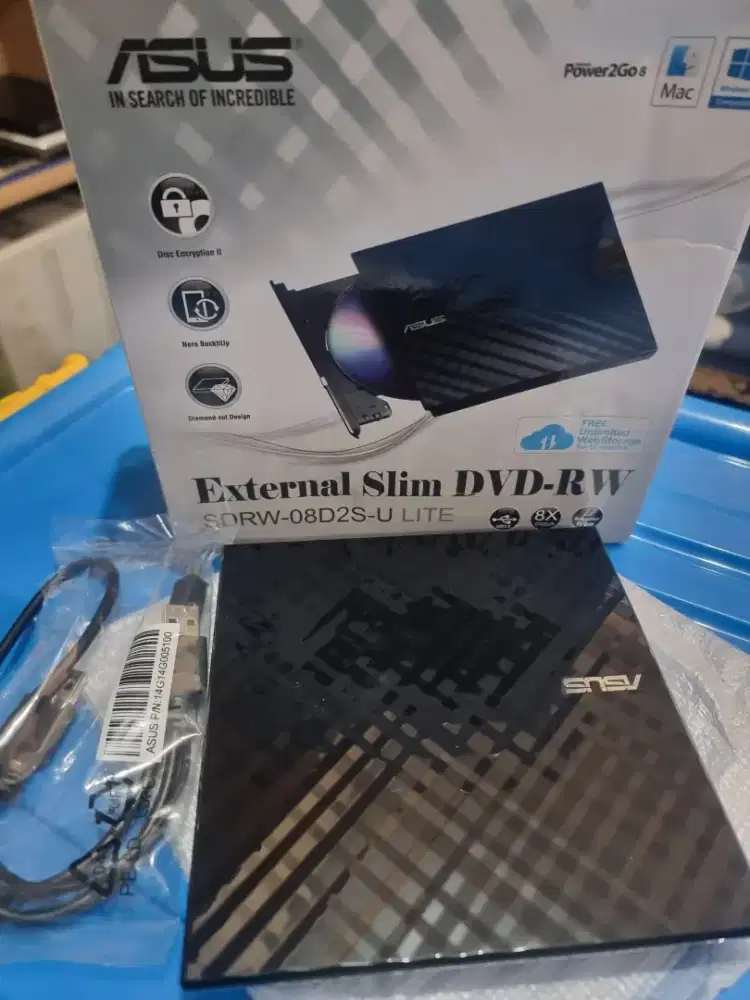 Jual DVD Eksternal Merk Asus, Gamepad x360 wired dan wireless charging