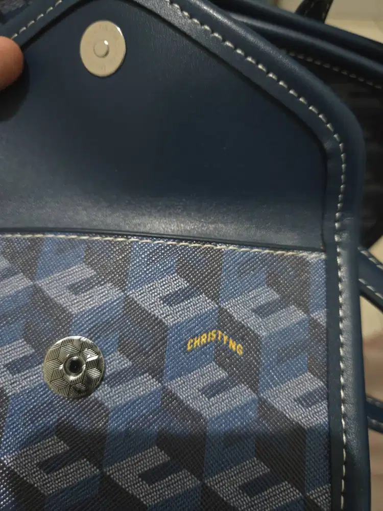 Christy Ng ruso mini tote blue