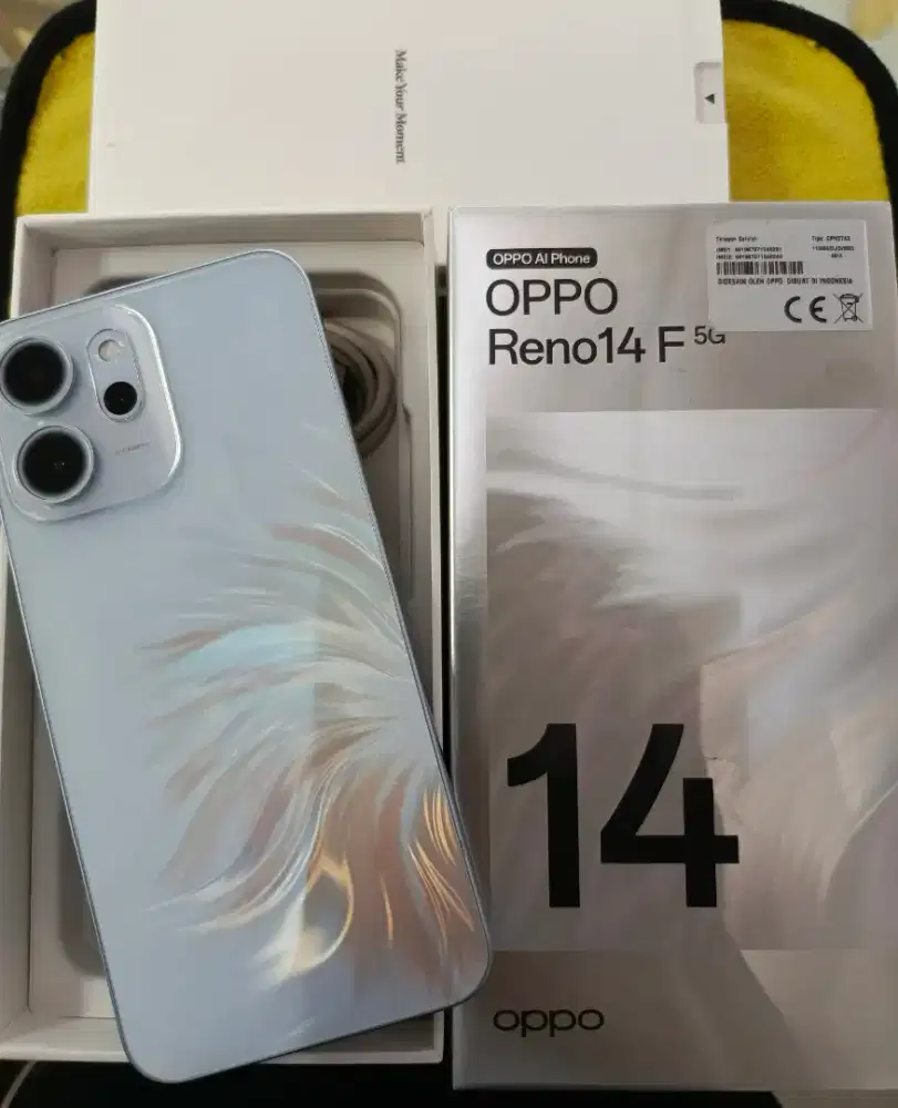 Oppo Reno 14F 5g Nfc ram 8/128 lecet pemakaian