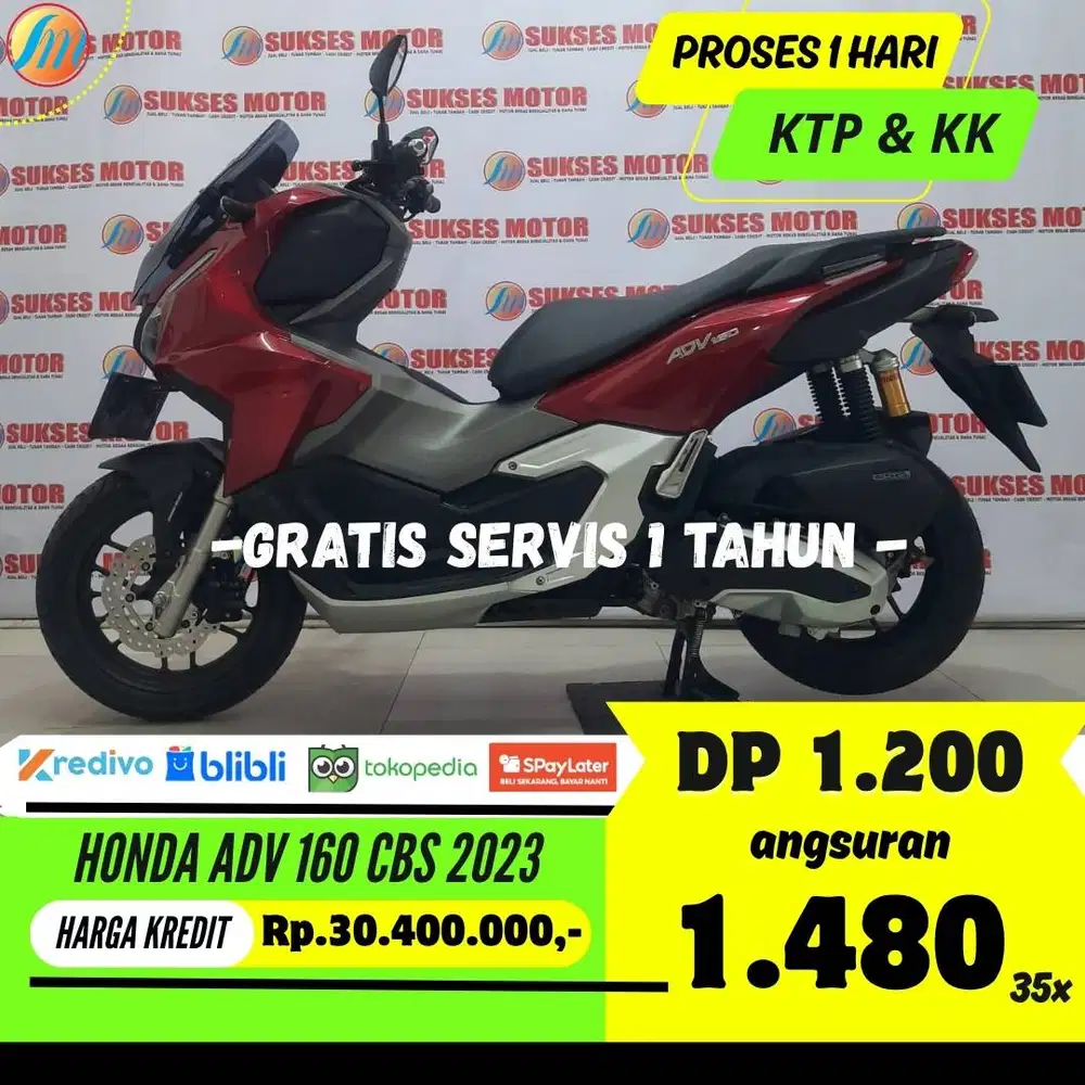 HONDA ADV 160 CBS 2023 BISA KREDIT MURAH ANGSURAN TERJANGKAU
