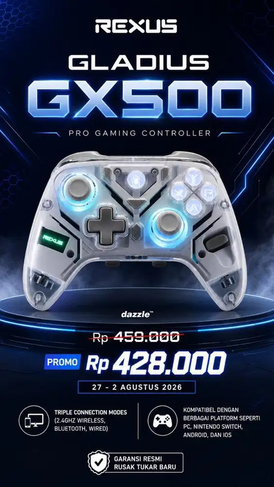 Gamepad rexus GX500 gladius