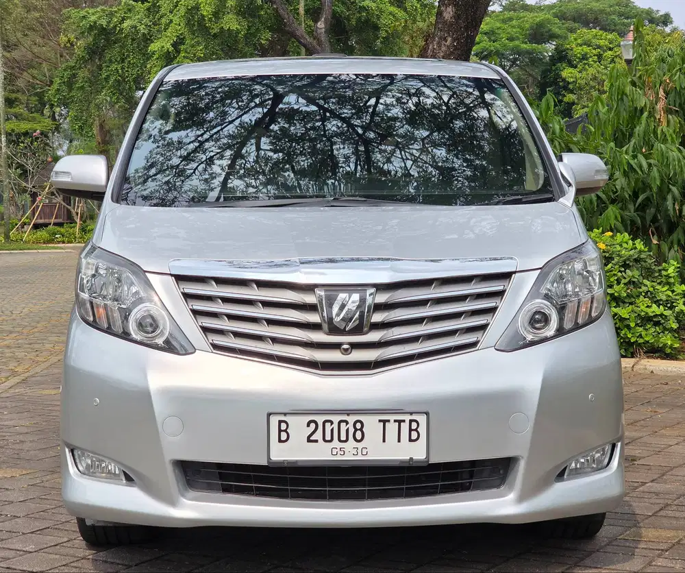KM.85.RB| ALPHARD G PREMIUM SOUND CBU 2010 SILVER SUPER SEGER !!