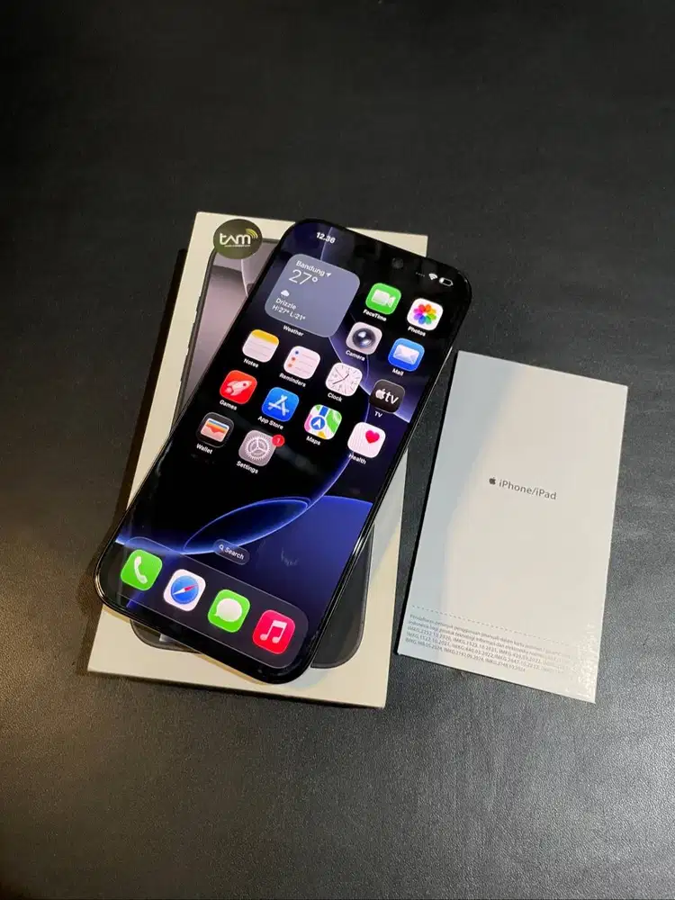 iPhone 16 Pro Max 256gb iBox Black Titanium Fullset Original
