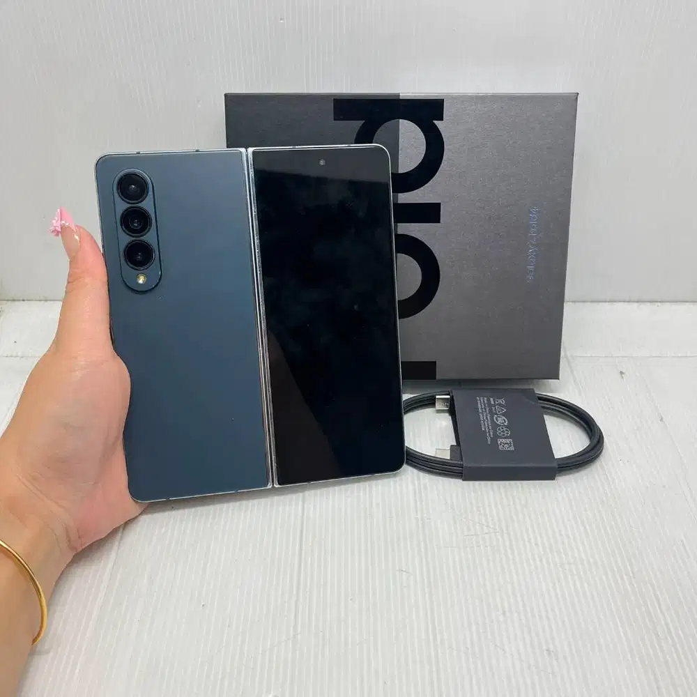 MURAH SAMSUNG GALAXY Z FOLD 4 5G 12/256 GRAYGREEN NO MINUS  FULLSET