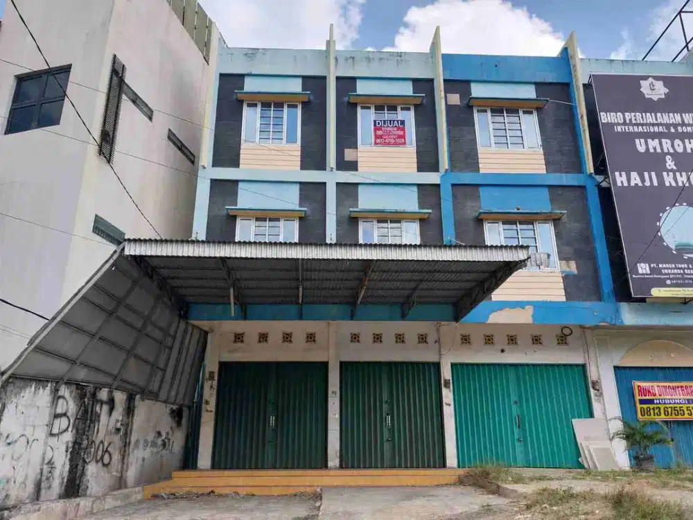 Dijual Ruko Halaman Luas di Sukabangun 2