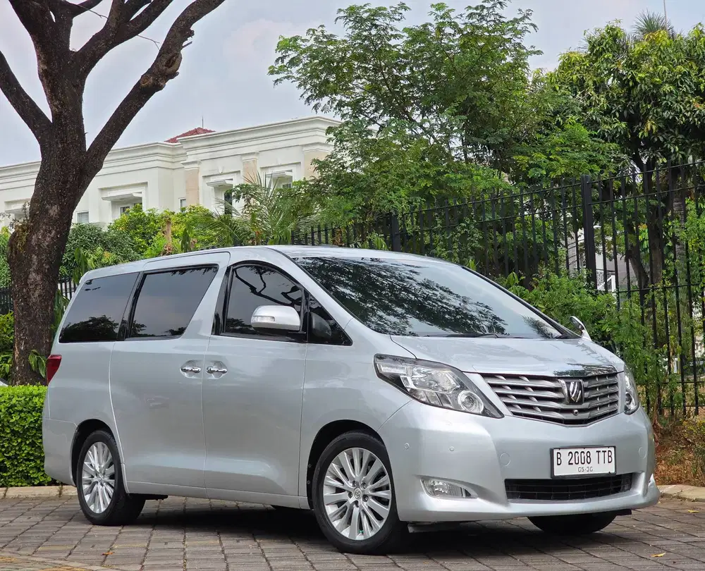 KM.85.RB ASLI| ALPHARD G PREMIUM SOUND CBU 2010 SILVER SEGER !!