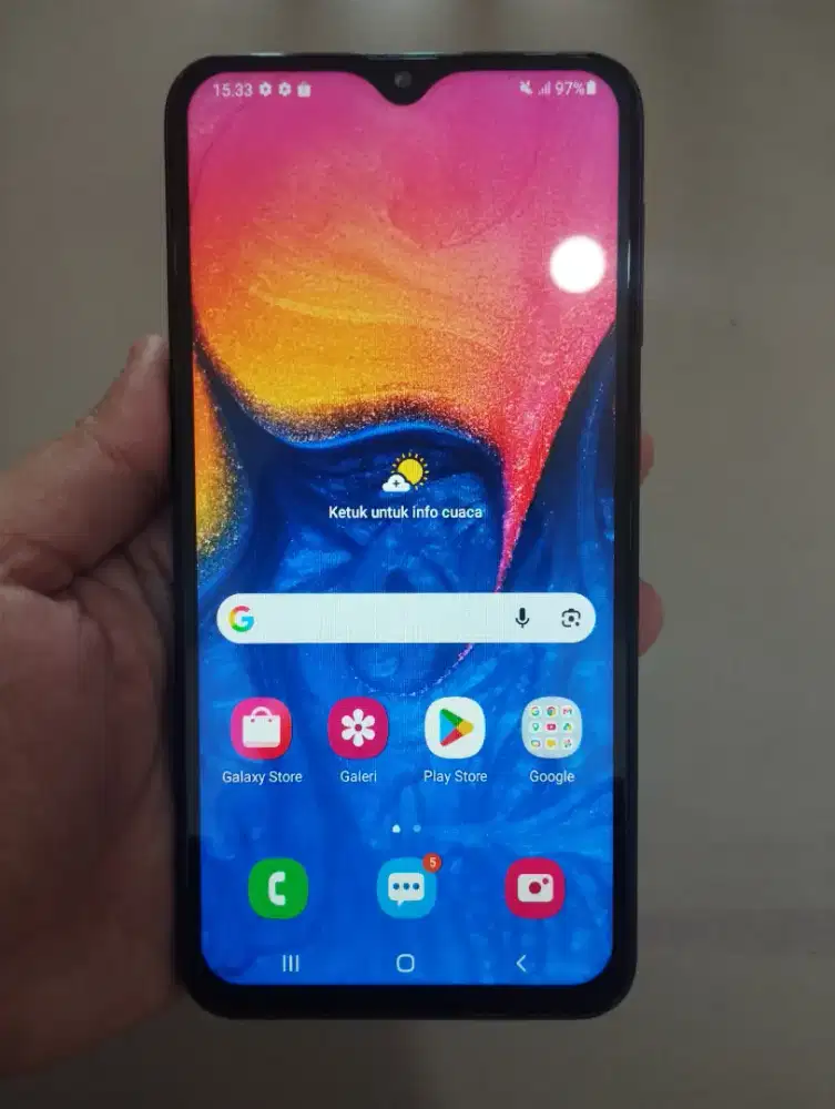 Samsung A10-4G.ram 2/32GB.ORI.GOLDEN PONSEL
