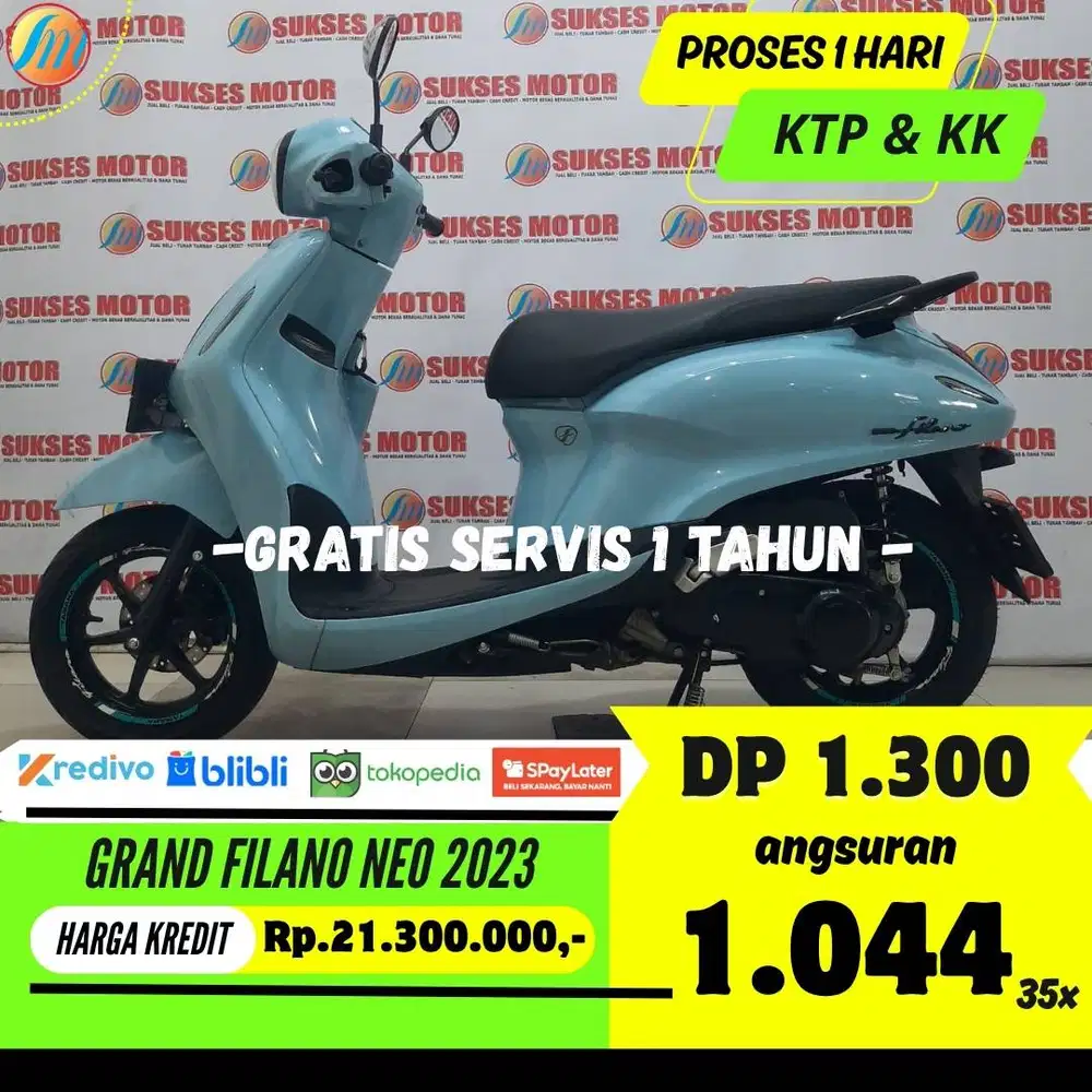 KREDIT MURAH YAMAHA GRAND FILANO NEO 2023 ANGSURAN TERJANGKAU