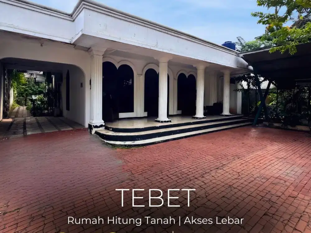 TERMURAH !! DI JUAL RUMAH HITUNG TANAH TEBET - MENTENG DALAM, AKSES LEHA, LOKASI STRATEGIS, NEGO !