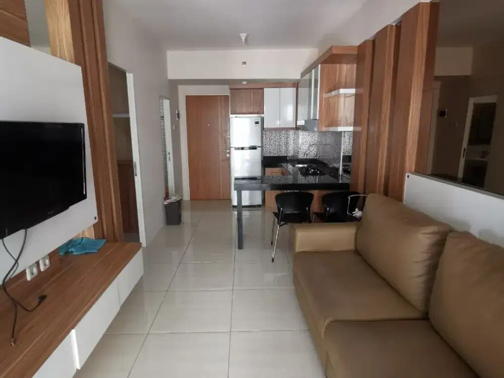 Disewakan Apartemen Puncak Bukit Golf Tower A Lt 10 pool view full furnished lengkap 2 BR (546)